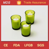 Widely Used Round Green Glass Candlesticks Holders for Sale