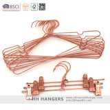 Hh 30cm/35cm Rose Gold Copper Metal Wire Pants Hanger, Metal Hanger