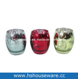 Sea Design Colorful Glass Candle Holders