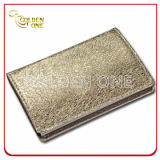 High Quality Gold Fold Pattern Leather Card Case