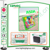 Supermarket Plastic Advertising Sign Holder and Front Board