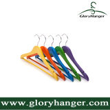 Wholesale High Quality Paint Finish Color Display Wooden Hangers
