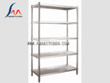 Assembing 5 Layer Deck Shelve/Stainless Steel 5 Tier Solid Rack/Ss 5 Tier Rack/Stainless Steel 5 Tiers Storage Rack, Customised S/S 5-Tier Vented Shelf