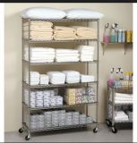 NSF Chrome Metal Hotel Storage Rack for Commercial
