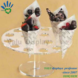 Custom Acrylic Plastic Ice Cream Cone Display Stand Ice Cream Cone Holder