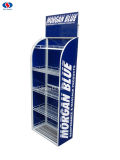Customized Logo Metal Floor Shelf Stand Tools Exhibition Display Rack