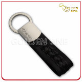 Good Quality Nickle Plating Leather Keychain for Men