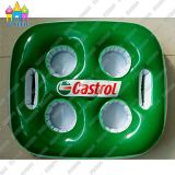Water Inflatable PVC Beverage Drink Cup Rack Holder Floats