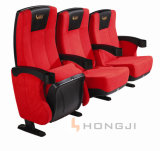 Foshan Furniture Factory Make High Plastic Shell with Big Cup Holder Cinema Seating