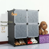 Black Plastic DIY Storage Cbinet with Many Colors Available (FH-AL0518-4)