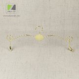 Customized Torsion Wire Golden Hanger for Underwear