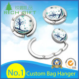 Custom Promotion Purse Hook Foldable Fashion Table Top Metal Handbag/Bag Hanger for Promotional Gift