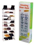 10 Tier Plastic Shoe Rack (TV432)