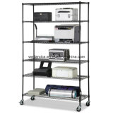 Wholesale Price 6 Shelf Adjustable Steel Wire Metal Shelving Rack Kit for Commercial Used