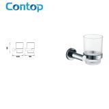 Bathroom Accessories Single Tumber Holder with Glass Cup 210010