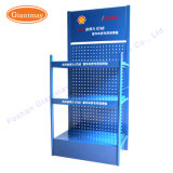 Customized Motor Lubricating Oil Painting Can Bottle Display Shelf Rack