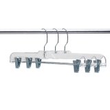 14 Inches Clear Plastic Pants Hanger (pH1401C-2)