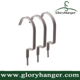 Wholesale Antirust Chrome Finish Metal Flat Hook for Hanger
