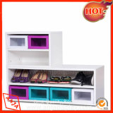 Wood Shoe Cube Shoe Display Cabinet