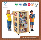 Kids Book Case with Display & Storage Shelving