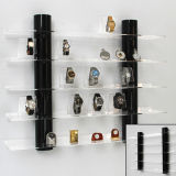 Intall Acrylic Showcase for Watches, Wall Mounted Watch Shelf