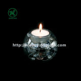 Color Glass Candle Cup by SGS (7.5*7.5*6.3)