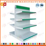 High Quality Double Sided Metal Supermarket Shelf Display Rack (Zhs36)