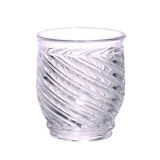 Clear Glass Candle Holder with Capacity 10oz