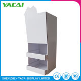 Paper Security Floor Retail Stand Rack Cosmetic Display Shelves