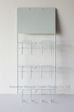 Factory Direct Sales Customized with Hook Basket Wall Mount Shelf Metal Wire Display Rack