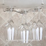 304 Stainless Steel Hanging Wine Cup Rack Silver/Copper Bar Single Row Wine Stemware Glasses Rack Bottle Goblet Inverted Holder