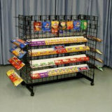 Wire Steel Double Sided Candy Stand Rack for Display (G-1610)