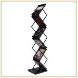 A4 Brochure Holder Collapsible Magazine Rack
