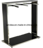 Stainless Steel Gondola for Clothes / Stainless Steel Garment Display Rack