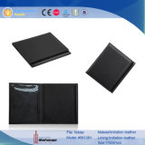 Leather Office Supplies Black File Folder (5813)