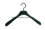 Yeelin Custom Logo Black Color Wooden Coat Hanger for Display (YLWD-c7)