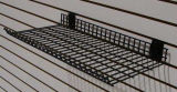 Wallslot Metal Wire Display Shelving in Warehouse