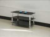 Modern Tempered Glass TV Stand/TV Cabinet (TV002)