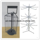 Rotary Countertop Display Stand / Rotating Wire Tabletop Stand