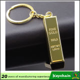 Business Gift Fine Gold 999.9 Gold Bar Keychain with Logo
