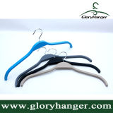 Plastic Velvet Top Hanger (GLRC04)