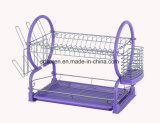Dish Drainer 2 Tier Colorful Powder Coating Dish Drainer