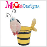 Lovely Baby Bee Metal Sale Decoration Animanl Planter