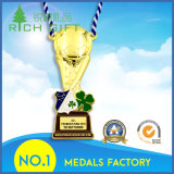 Newest Custom Sports Cup Customised Medals with 3D Logo/ Custom Lanyards