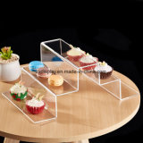 5-Tier Modern Stair-Step Design Clear Acrylic Dessert Cupcake Riser Display Stand