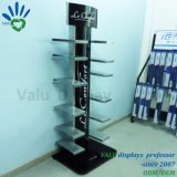 Double Side Shoes Slippers Display Stand Rack with Shoes Tray