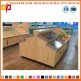 Metal Wooden Supermarket Vegetable and Fruit Display Rack Units (ZHV84)