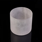 Customized 15oz Frosted Glass Candle Holder Jar