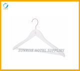 New Arrival White Wooden Clothes Hanger