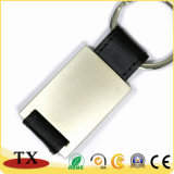 High Quality Promotional Metal Leather Keychain